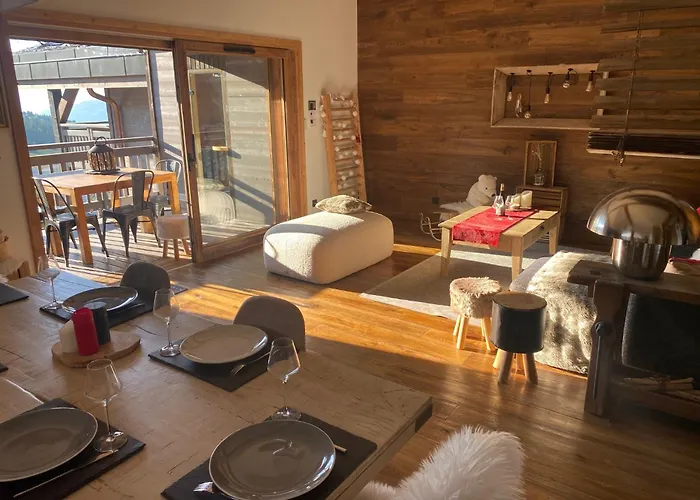 Apartamento Penthouse L'ourse Bleue - Sauna Privatif - Acces Direct Aux Pistes