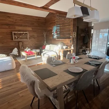 公寓 Penthouse L'ourse Bleue - Sauna Privatif - Acces Direct Aux Pistes *