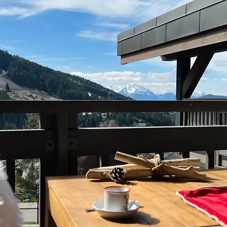Appartement Penthouse L'ourse Bleue - Sauna Privatif - Acces Direct Aux Pistes Courchevel