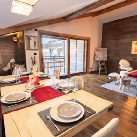 Appartement Penthouse L'ourse Bleue - Sauna Privatif - Acces Direct Aux Pistes