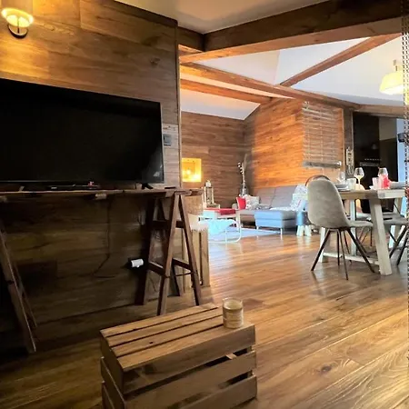Penthouse L'ourse Bleue - Sauna Privatif - Acces Direct Aux Pistes
